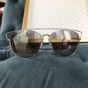 FRANCESCA WIREFRAME MIRROR SUNGLASSES